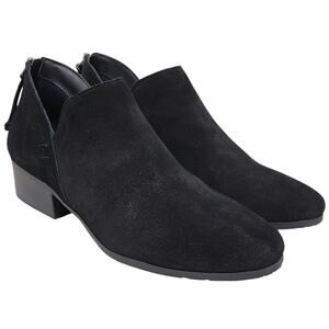 Reaction Kenneth Cole Women Side Skip Ankle Booties Size US 10M Black Suede